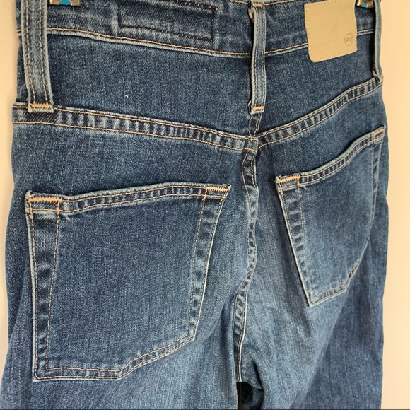 AG Adriano Goldschmied Jeans AG-ED Denim THE YVETTE High Rise Wide Leg Size 24R - Picture 3 of 16